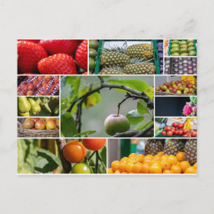 Carte Postale Accueil fruité délicieux non seulement pour les vé
