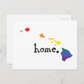 Carte Postale Accueil gay pride | Hawaii (Devant / Derrière)