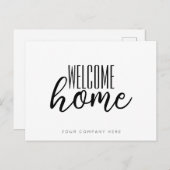 Carte Postale Accueil immobilier (Devant / Derrière)