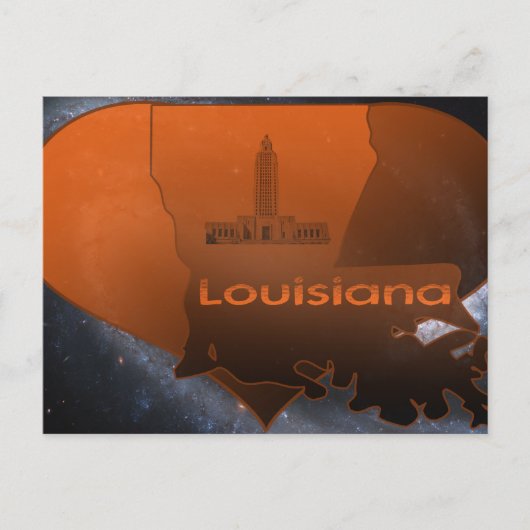 Carte Postale Accueil Louisiane (Devant)