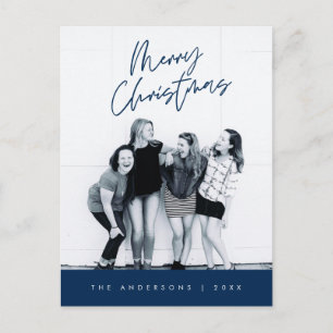 Carte Postale Accueil moderne, Joyeux Noël Photo de famille