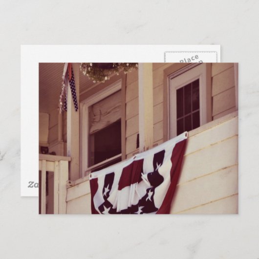 Carte Postale Accueil Patriotique Front Porte (Devant / Derrière)