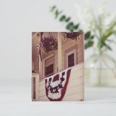 Carte Postale Accueil Patriotique Front Porte (Debout devant)