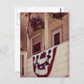 Carte Postale Accueil Patriotique Front Porte (Devant / Derrière)