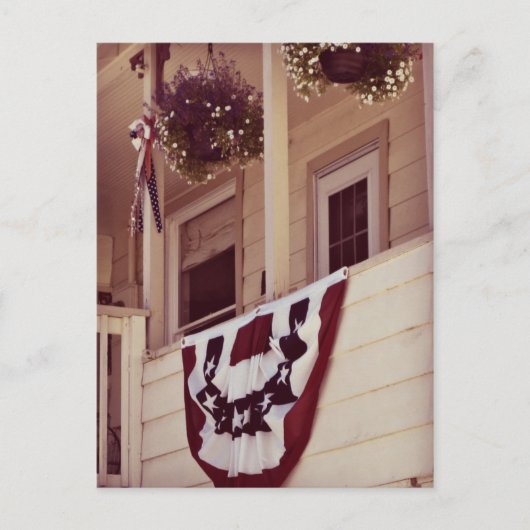 Carte Postale Accueil Patriotique Front Porte (Devant)