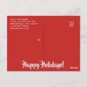 Carte Postale Accueil Pour Les Vacances Affaires (Dos)