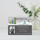 Carte Postale Accueil pour les vacances Gris (Debout devant)