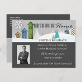 Carte Postale Accueil pour les vacances Gris (Devant / Derrière)