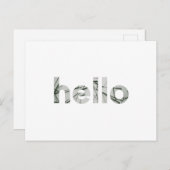 Carte Postale Accueil simple et moderne (Devant / Derrière)