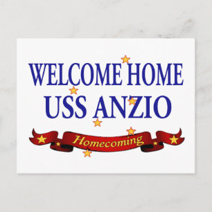 Carte Postale Accueil USS Anzio