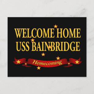Carte Postale Accueil USS Bainbridge
