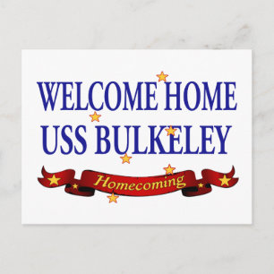 Carte Postale Accueil USS Bulkeley