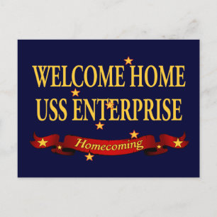 Carte Postale Accueil USS Enterprise