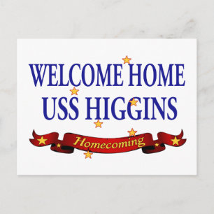 Carte Postale Accueil USS Higgins