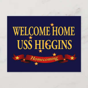 Carte Postale Accueil USS Higgins