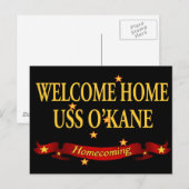 Carte Postale Accueil USS O'Kane (Devant / Derrière)