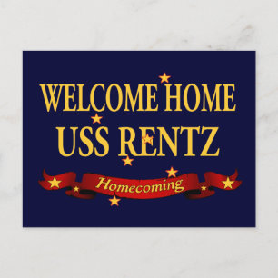 Carte Postale Accueil USS Rentz