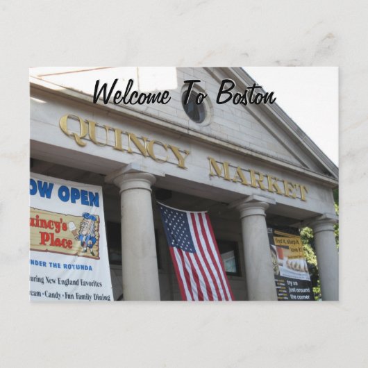 Carte Postale Accueil vers Boston (Devant)