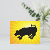 Carte Postale Accuser Black Bull de Wall Street (Debout devant)