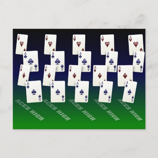 Carte Postale Aces élevées (Devant)