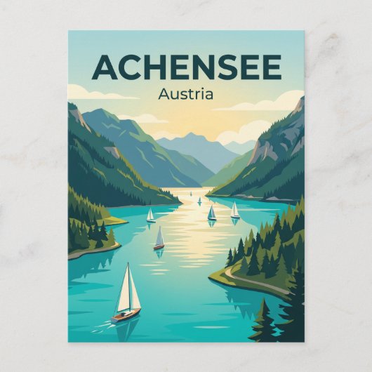 Carte Postale Achensee Autriche (Devant)