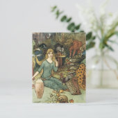 Carte Postale Acheter chez nous avec un Curl d'or (Debout devant)