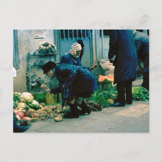 Carte Postale Acheter des légumes à Tel Aviv (Devant)