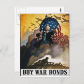 Carte Postale Acheter des obligations de guerre ! (Devant / Derrière)