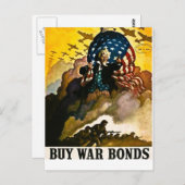 Carte Postale Acheter des obligations de guerre - Seconde Guerre (Devant / Derrière)