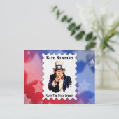 Carte Postale Acheter Des Timbres Enregistrer Le Bureau De Poste (Debout devant)