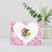 Carte Postale Acheter drapeau de l'Illinois (Debout devant)