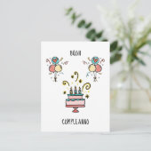 Carte Postale Acheter | Joyeux anniversaire (Debout devant)