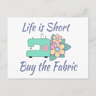 Carte Postale Acheter la Tissu, couture, courtepointe, artisanat