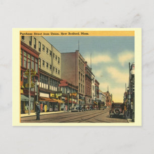 Carte Postale Acheter St, New Bedford, Massachusetts Vintage