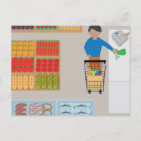 Acheteur d'un magasin d'alimentation