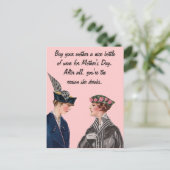 Carte Postale Achetez À Votre Mère Une Bouteille De Vin (Debout devant)