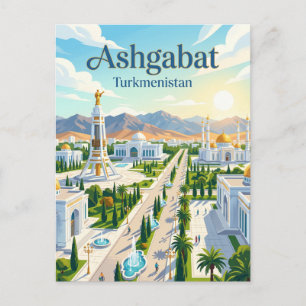 Carte Postale Achgabat Turkménistan