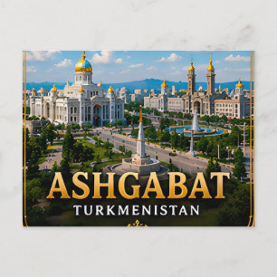 Carte Postale Achgabat Turkménistan Asie centrale Voyage 📍
