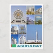 Carte Postale Achgabat - Turkménistan - Mosaïque - (Devant)