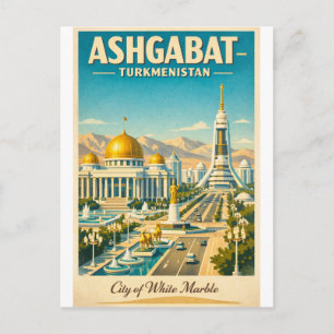 Carte Postale Achgabat, Turkménistan voyage en 2026