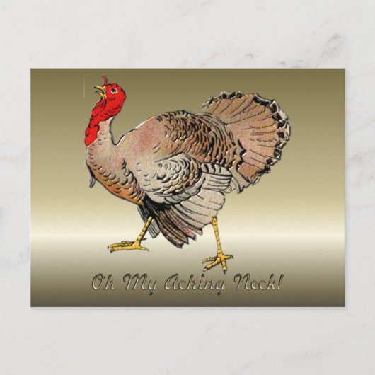 Carte Postale Aching Neck Turkey (Devant)
