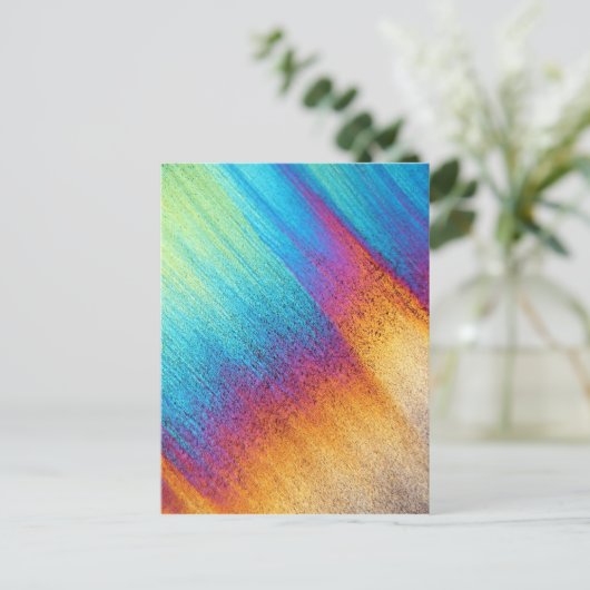 Carte Postale Acide aminé sous le microscope (Debout devant)