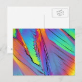 Carte Postale Acide citrique au microscope (Devant / Derrière)