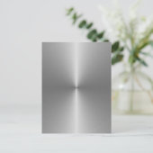 Carte Postale acier circulaire large (Debout devant)