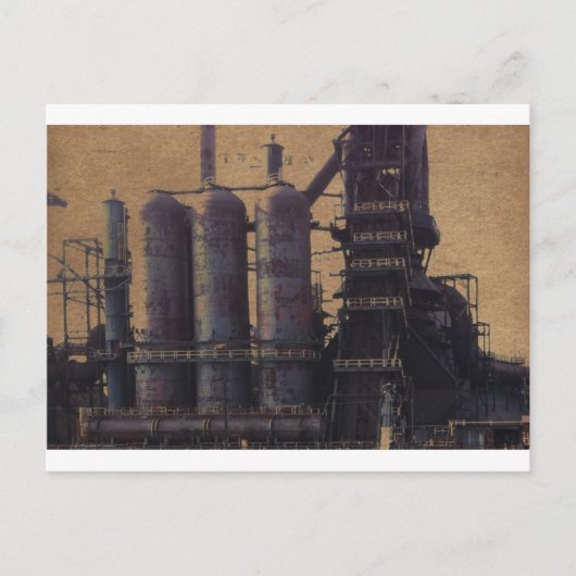 CARTE POSTALE ACIER MILL U.S.A. (Devant)