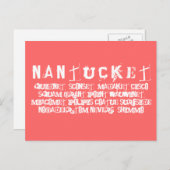 Carte Postale ACKnoKnowledge Nantucket Places (Devant / Derrière)