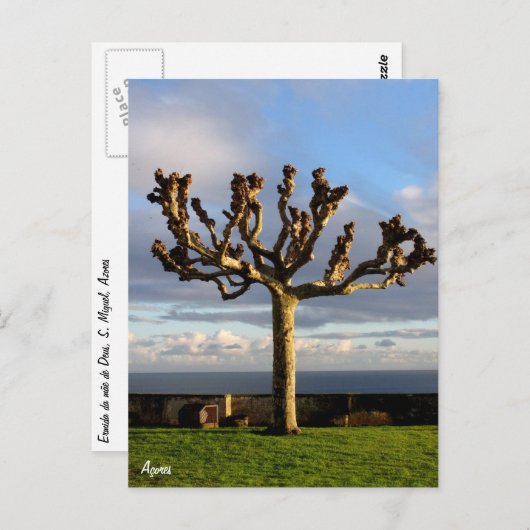 Carte postale Açores Ermida da mae de Deus (Devant / Derrière)