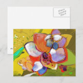 Carte postale Acorn et Flower (Devant / Derrière)