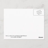 Carte postale Acorn et Flower (Dos)