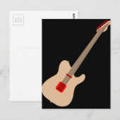 Carte Postale Acoustic guitar (Devant / Derrière)